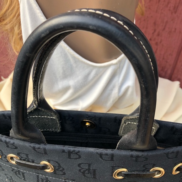 Dooney Bourke Vintage Hobo Black Purse - Picture 6 of 9